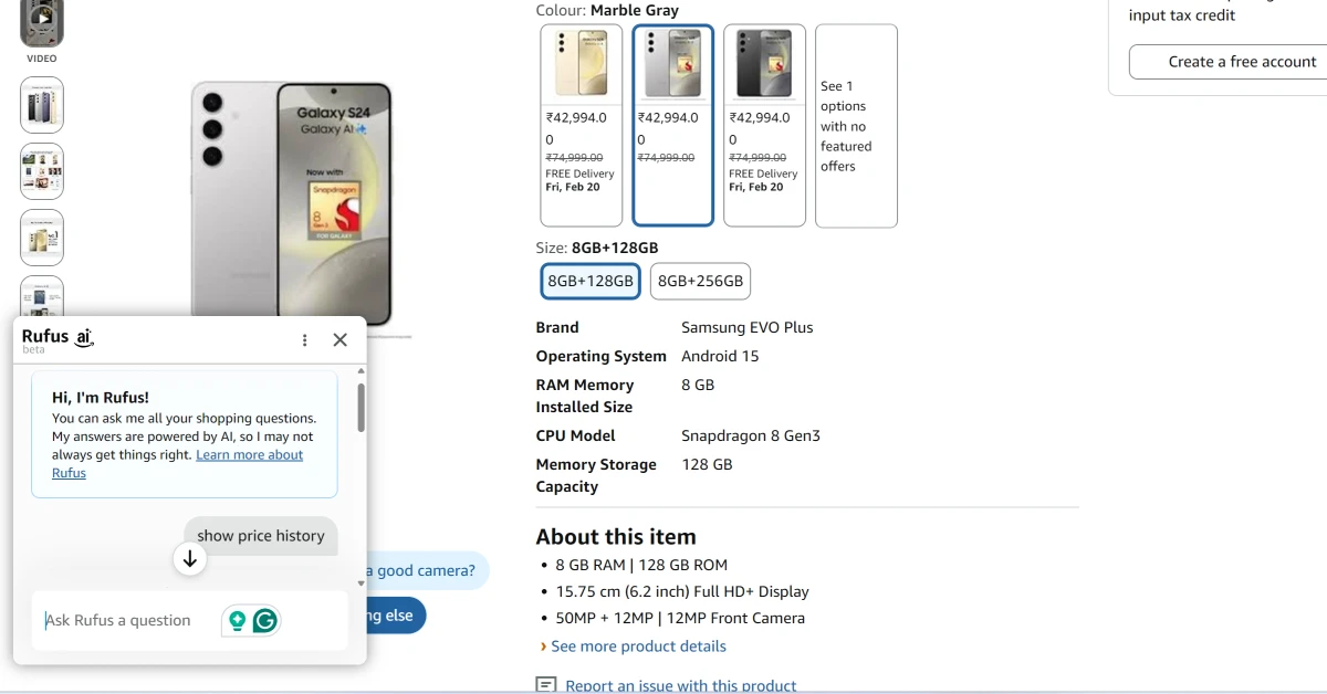 Step 3: Type 'Show price history' as your prompt and hit Enter. Top 6 ways to track the price history of any Amazon product