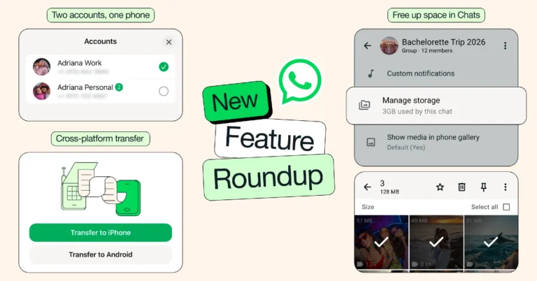 Writing help, storage management, multiple account features coming to WhatsApp: Details Inside