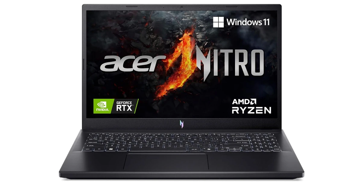 Acer Nitro V 15 Top 10 laptops under Rs 75,000 (2026)