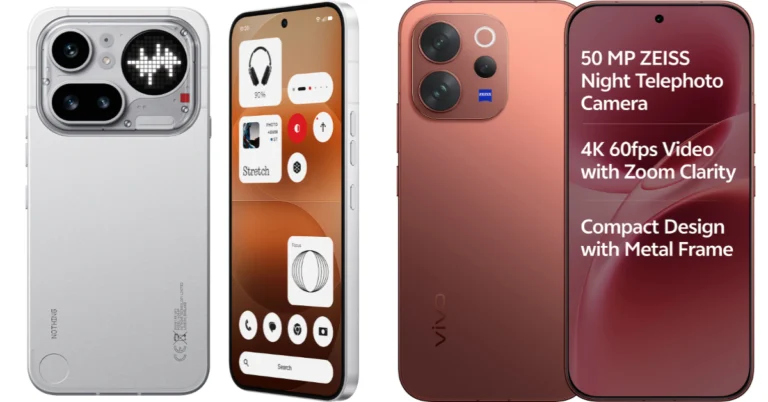 Comparison: Nothing Phone 4a Pro vs Vivo V70