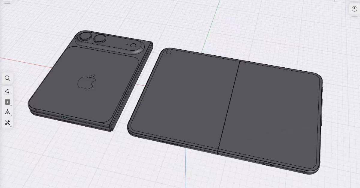 iPhone Fold leaked design renders suggest a horizontal pill-shaped dual rear camera unit: Details