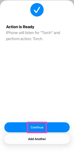 Step 8: Hit Continue.