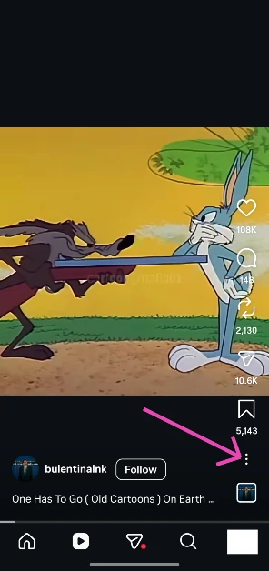 Hit the ellipses in the bottom right corner of the screen.