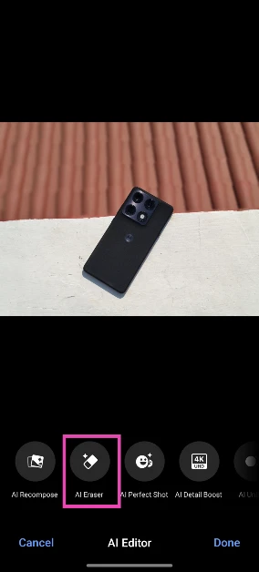 Step 5: Select AI Eraser. How to use the AI Eraser on OnePlus smartphones?