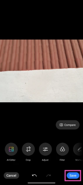 Step 9: Hit Save. How to use the AI Eraser on OnePlus smartphones?