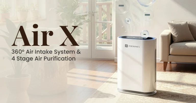 Portronics AIR X smart air purifier with 4-stage purification launched in India