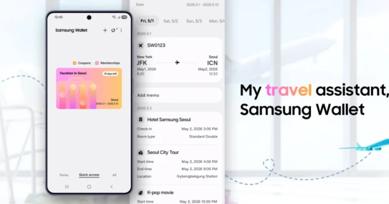 Samsung Wallet brings the Trips feature for compatible Galaxy mobile phones