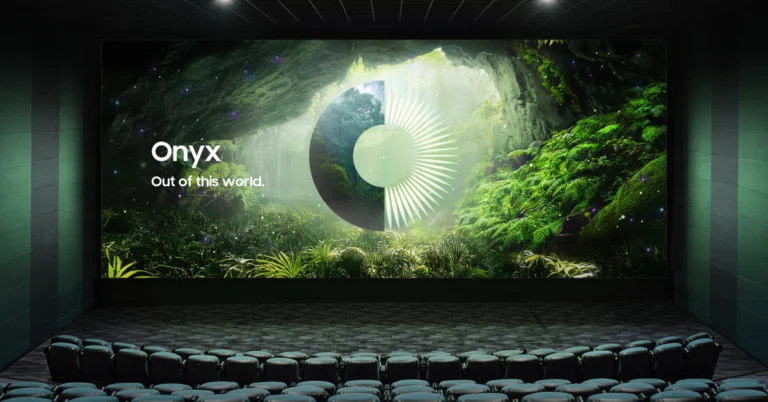 Samsung's 14-metre Onyx Cinema LED Display was introduced at CinemaCon 2026