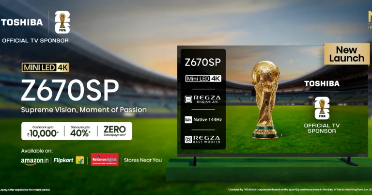 Toshiba Z670SP MiniLED TV Series with REGZA Intelligence launched in India