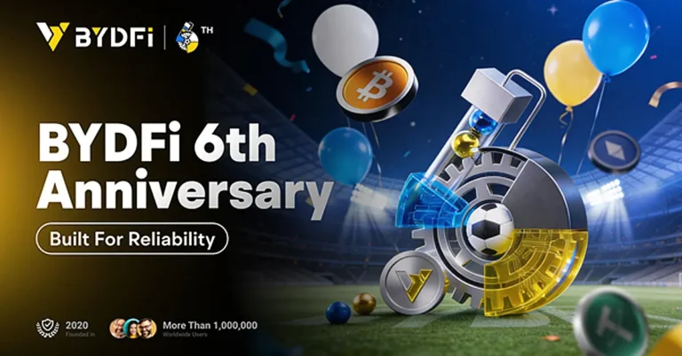 BYDFi Marks 6th Anniversary with Month-Long Celebration, Built for Reliability
