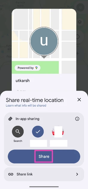 Step 7: Hit Share.