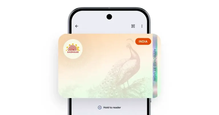 Google Wallet Aadhaar digital ID