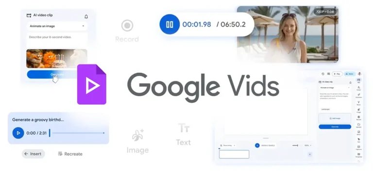Google Vids free AI video generation