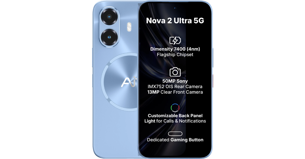 AI+ launched the Nova 2, Nova 2 Ultra, and Nova Flip smartphones in India