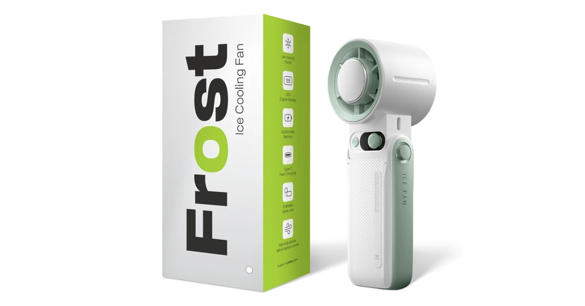 ZOVO Portable Ice Cooling Fan