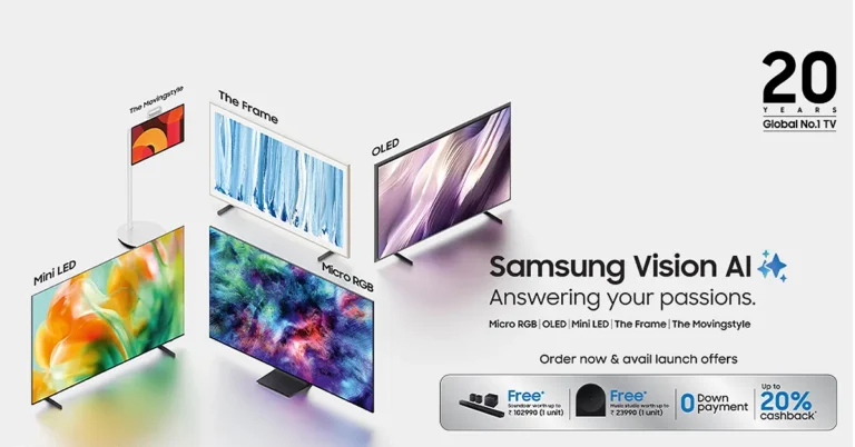 Samsung 2026 Vision AI TV India launch price features