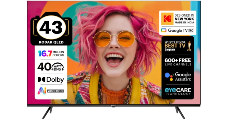 Kodak launched a new Matrix TV lineup in India, powered by Google TV 5.0