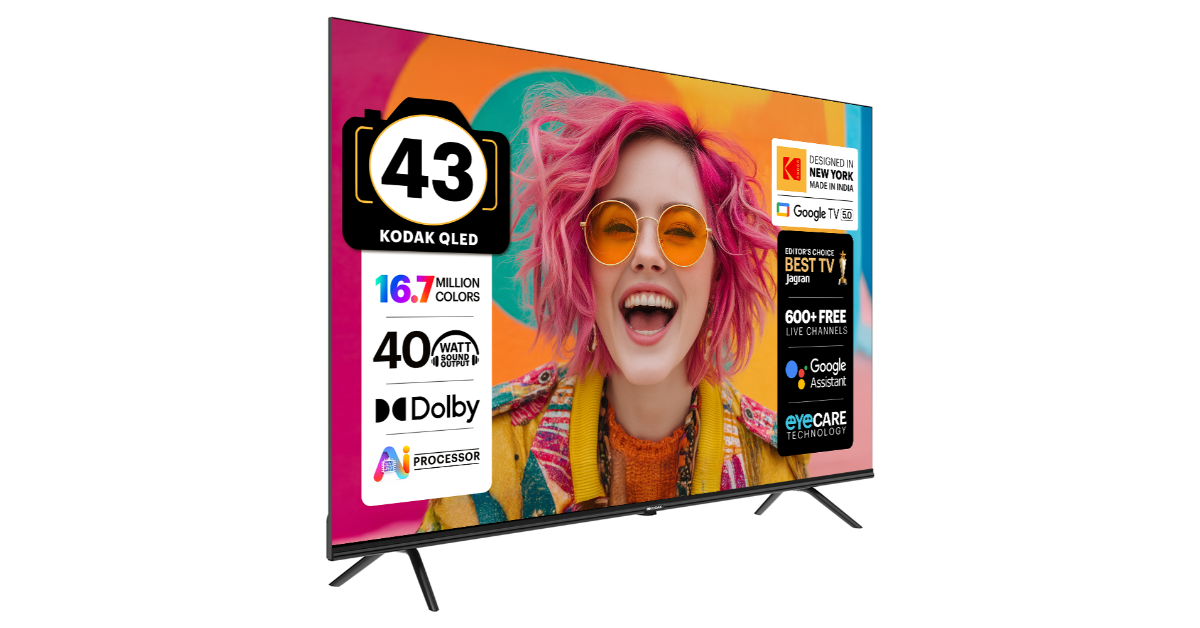 Kodak launched a new Matrix TV lineup in India, powered by Google TV 5.0