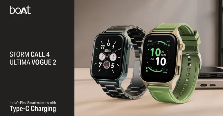 boAt Type-C charging smartwatch