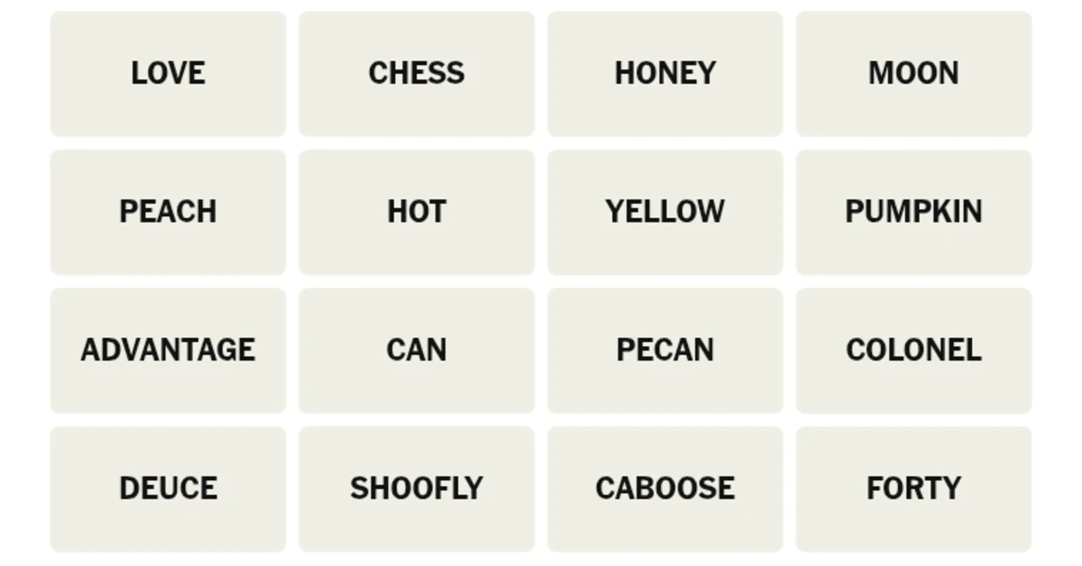 Here’s your grid for today