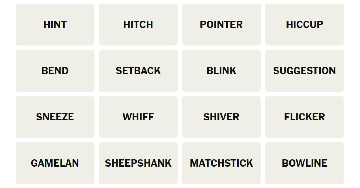 First, let’s take a look at today’s grid
