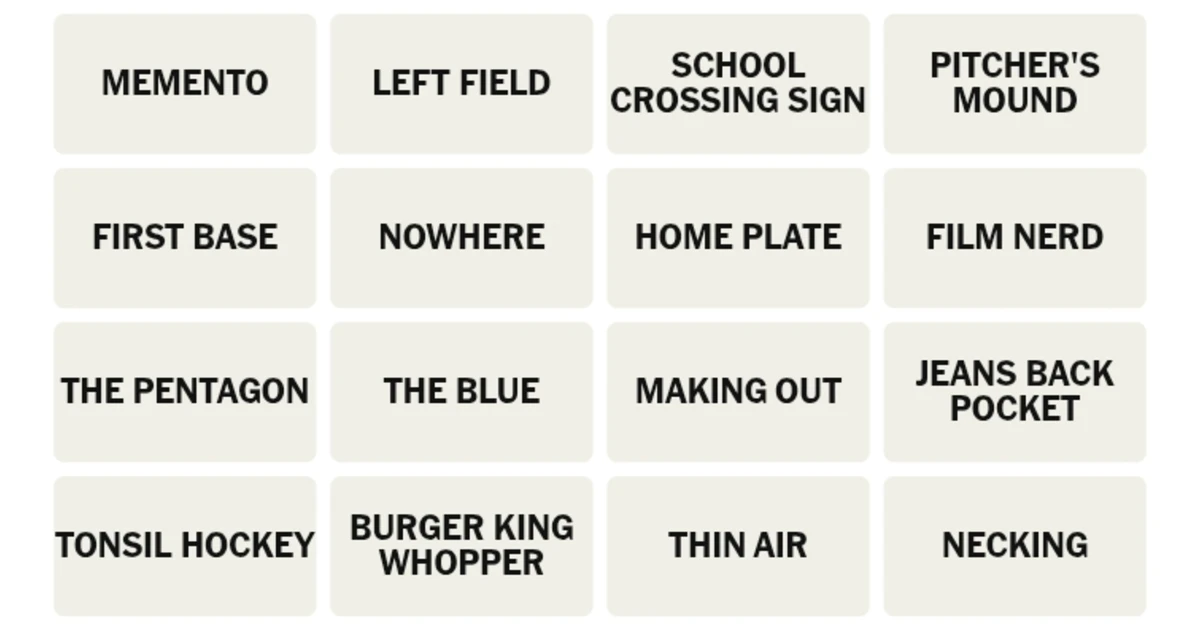 First, let’s take a look at today’s grid