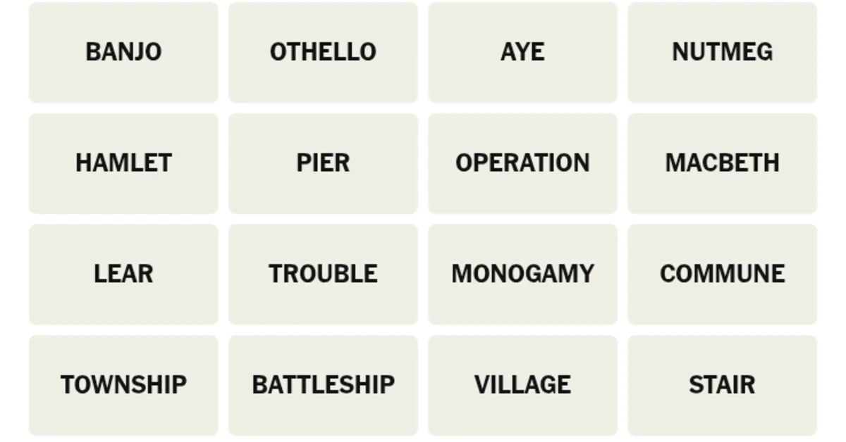 Here’s your grid for today