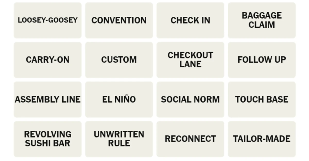 Here’s your grid for today