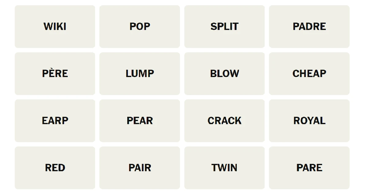Here’s your grid for today