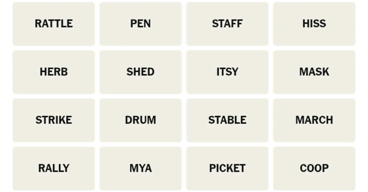 Here’s your grid for today