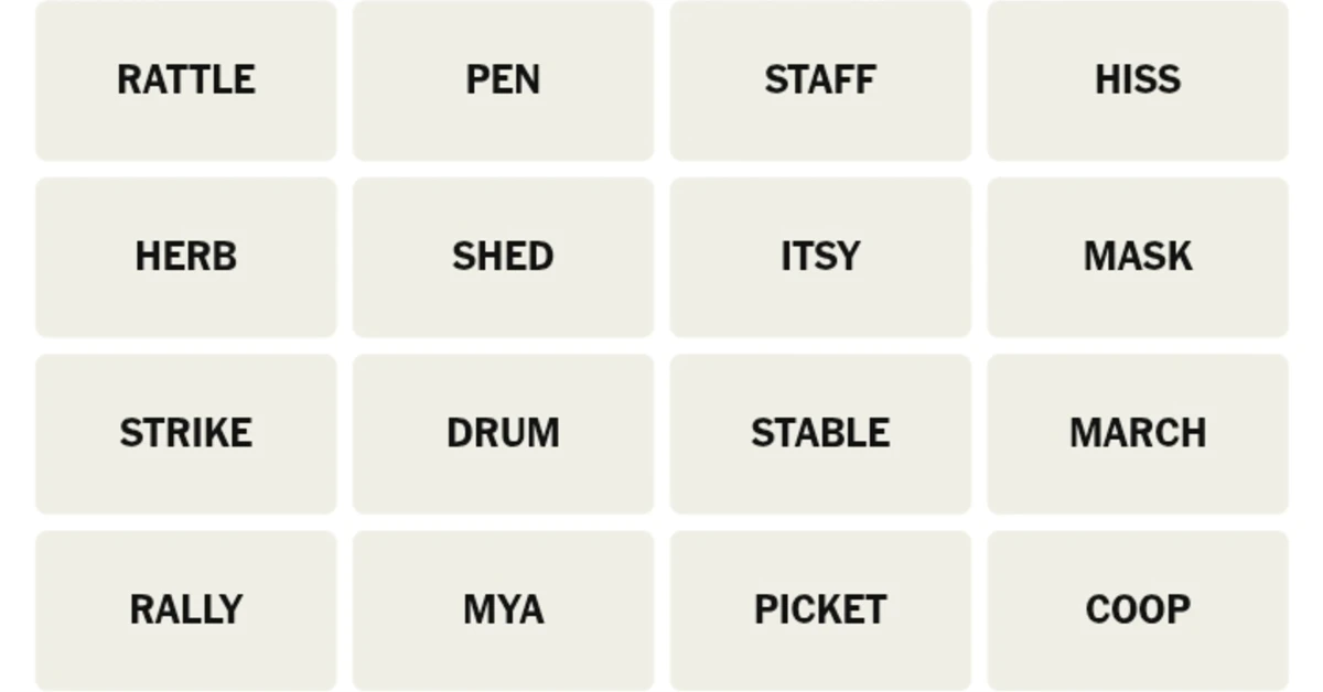 Here’s your grid for today