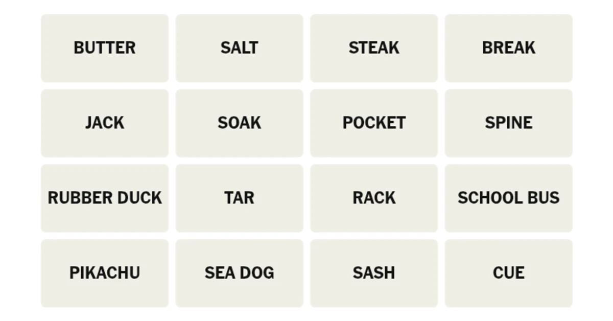 Here’s your grid for today