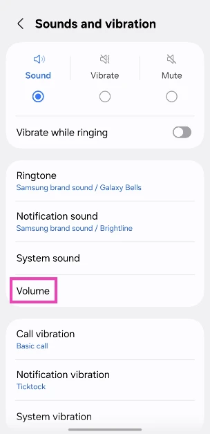 Step 2: Tap on Volume. 8 ways to make your Android phone’s speaker louder