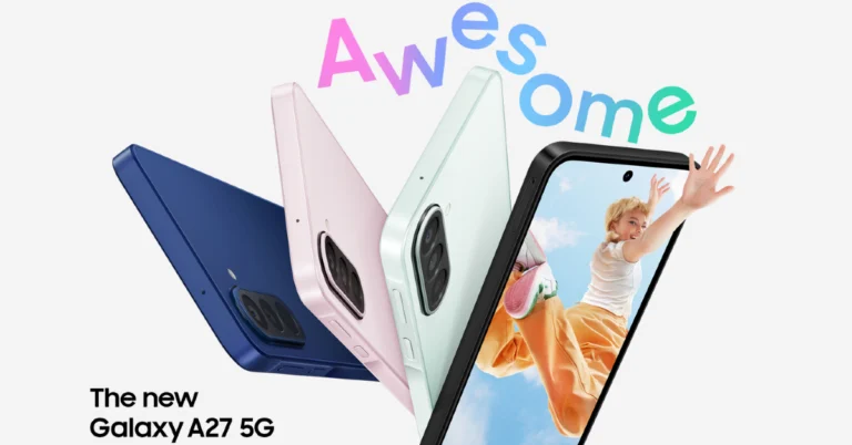 Samsung unveiled Galaxy A27 5G featuring 120Hz AMOLED screen and AI tools