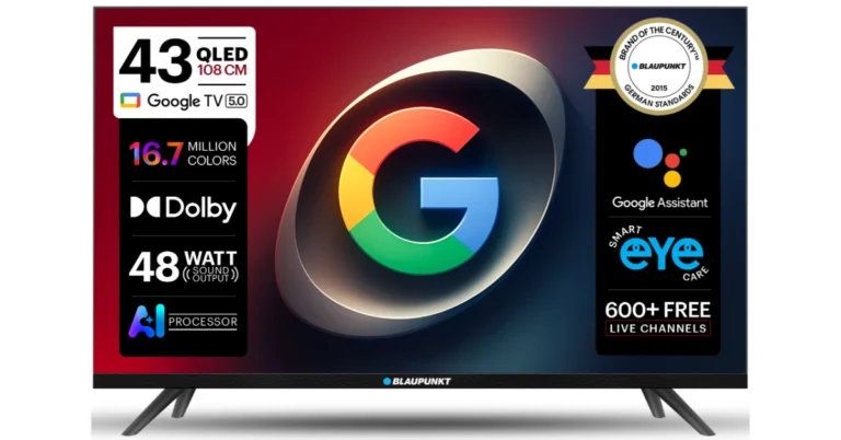 Blaupunkt QLED Google 5.0 TV range launched in India: Pricing and Availability