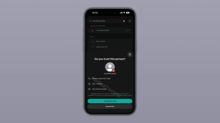 WhatsApp rolls out trust warning feature: Here is what it is