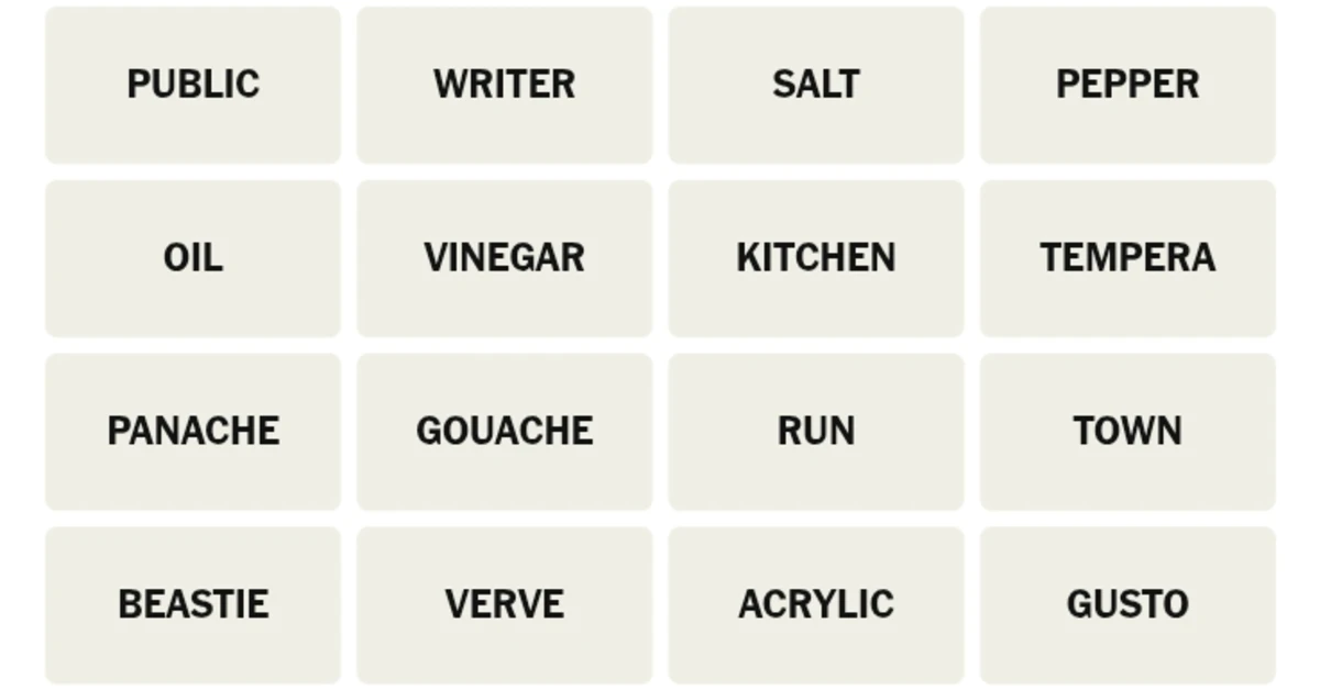Here’s your grid for today