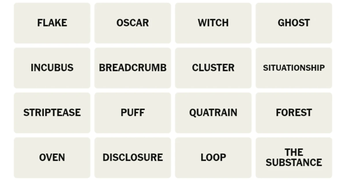 Here’s your grid for today