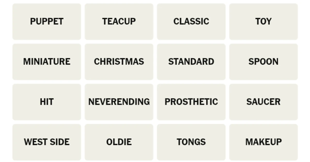 Here’s your grid for today