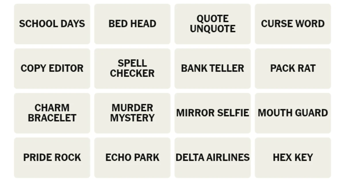 Here’s your grid for today