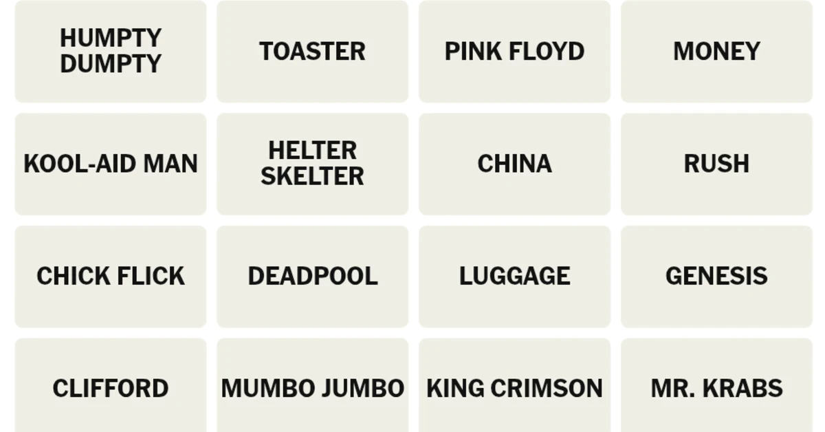 Here’s your grid for today