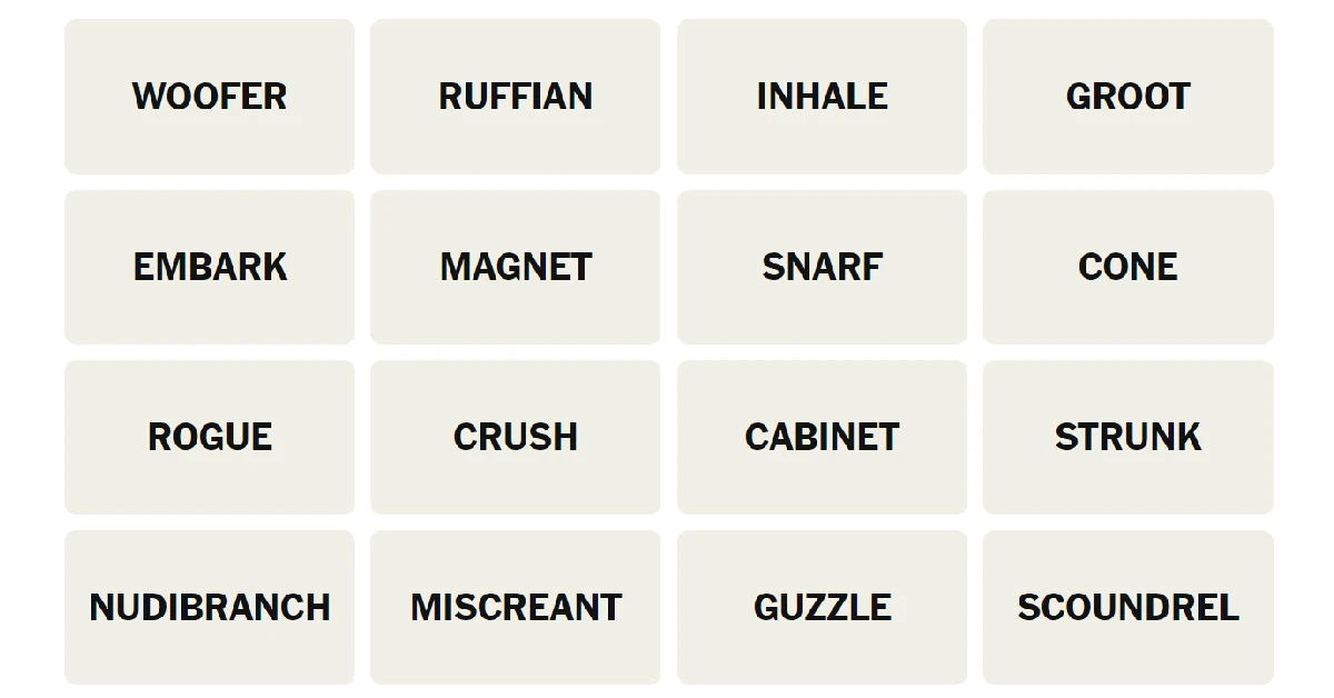 Here’s your grid for today