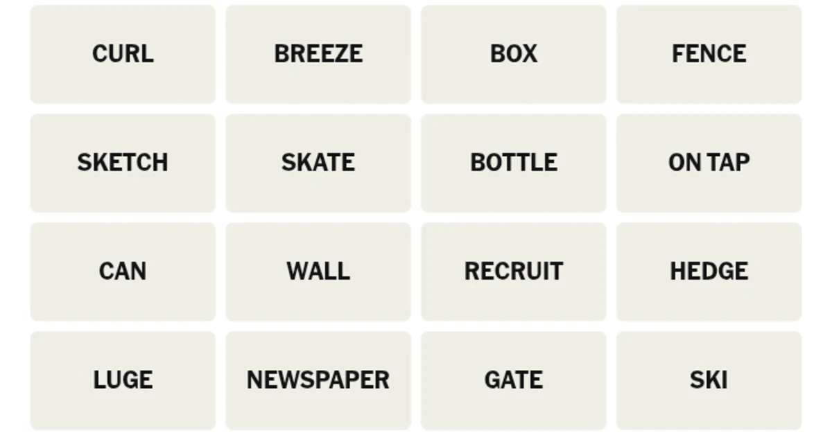 Here’s your grid for today