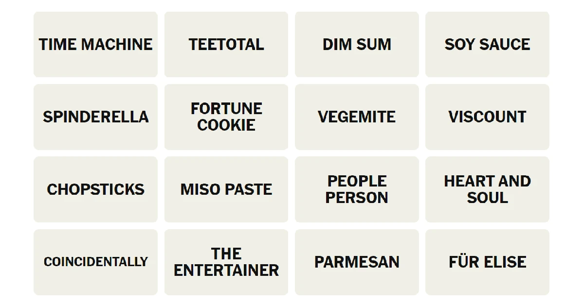 Here’s your grid for today