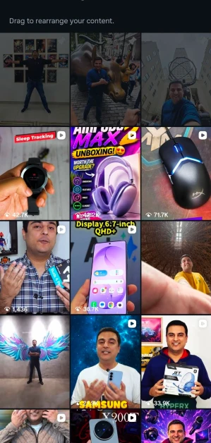 Drag a post and drop it in your preferred position. How to reorder the posts on your Instagram profile grid