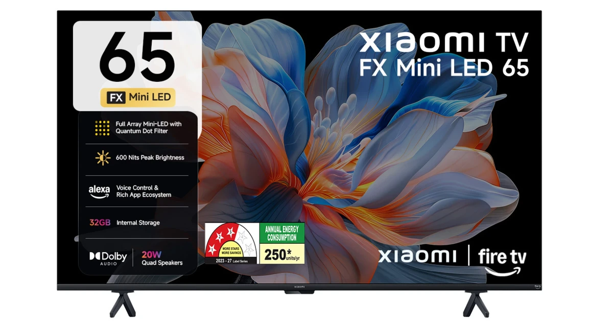 Xiaomi FX Mini LED TV (65-inch) Best TVs to watch the 2026 FIFA World Cup