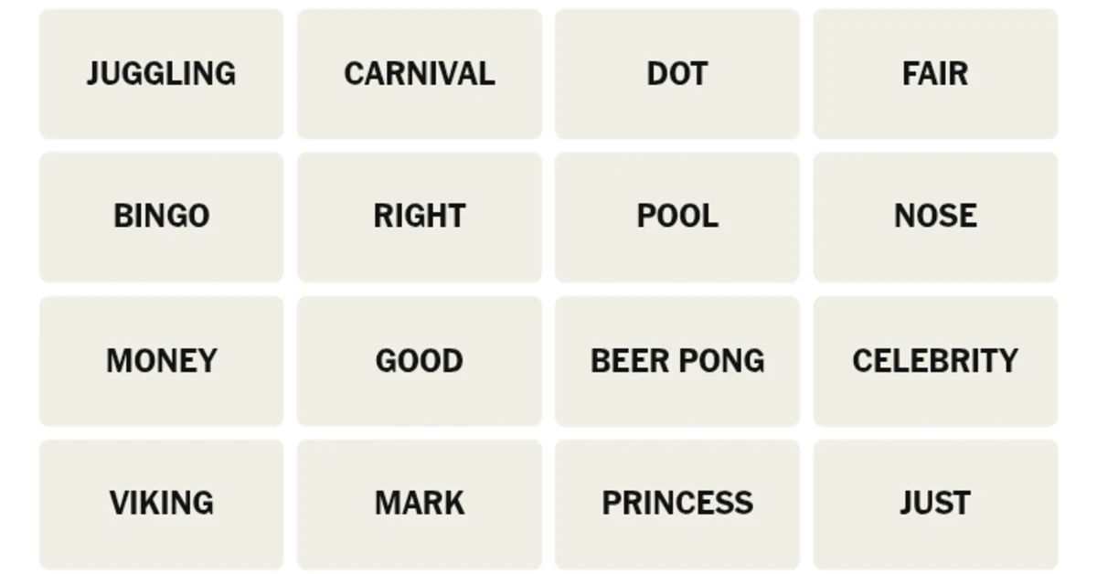 Here’s your grid for today