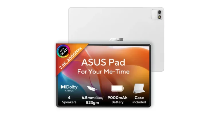 ASUS announced its first tablet, the Pad T3201, with a 12.2-inch 2.8K OLED and Dimensity 8300 SoC