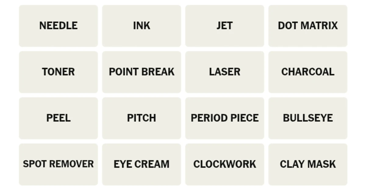 Here’s your grid for today