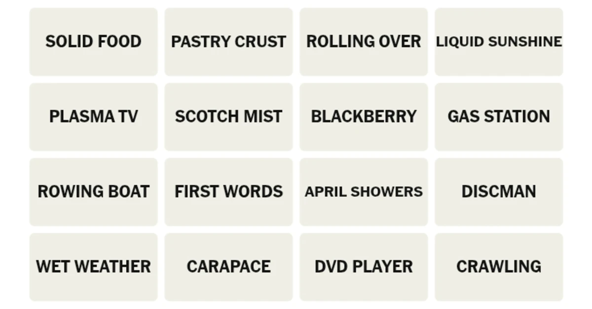 Here’s your grid for today